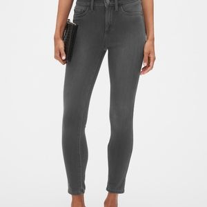 Banana Republic Petite Super Stretch Grey Legging Jean, 0/25P